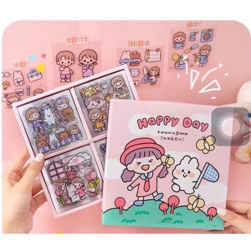 1000 Miếng dán sticker HÃNG TELADO cho bé yêu trang trí