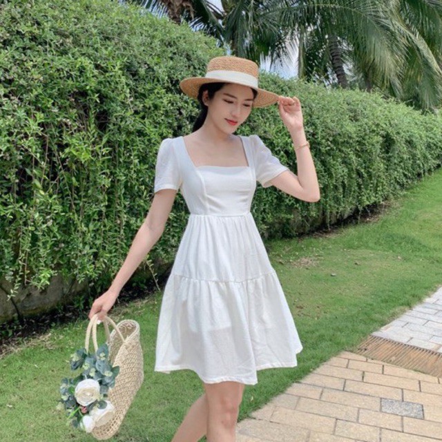 Đầm FOLLY - Đầm babydoll cách điệu lưng