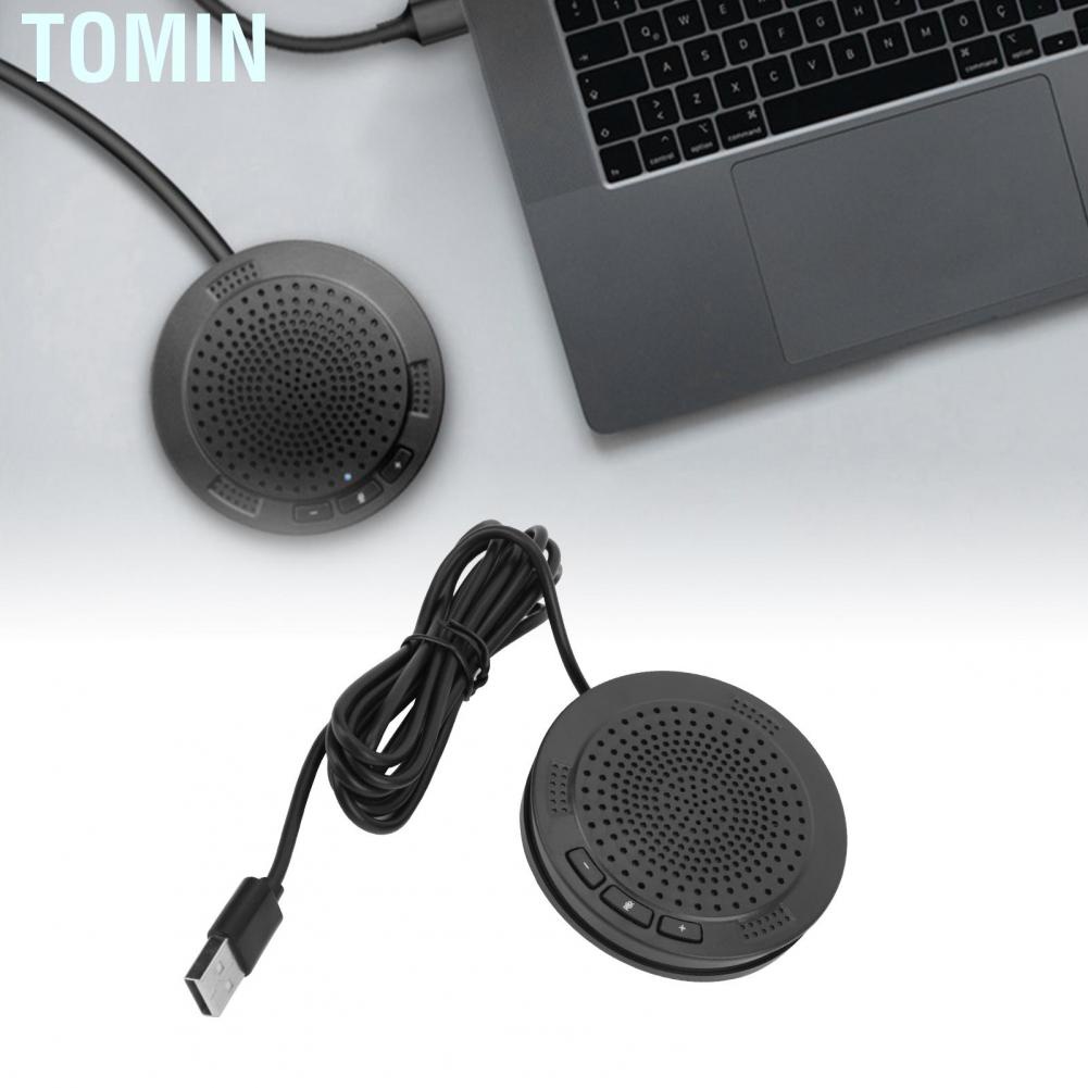 Tomin Conference USB Omnidirectional Microphone Computer Desktop for Online Meeting