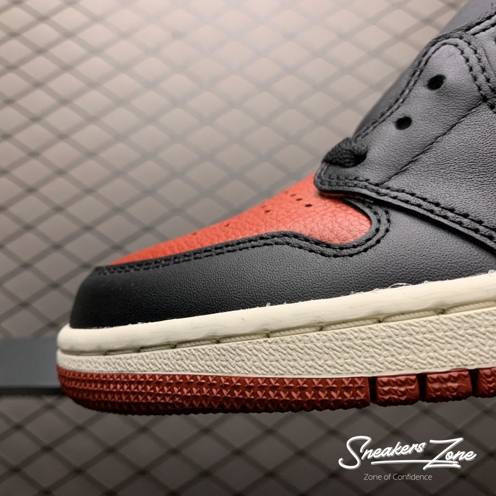 (FREESHIP+HỘP+QUÀ) Giày thể thao AIR JORDAN 1 Retro High Bred Toe màu đỏ trắng cao cổ Cho Cả Nam Và Nữ | BigBuy360 - bigbuy360.vn