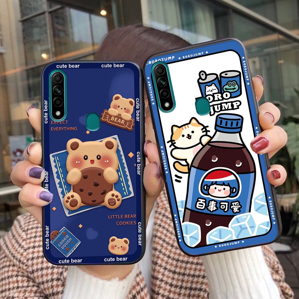 Ốp lưng Oppo A31 in hình 3D GẤU cute be@r, soda, happy day cực hot ,thời thượng