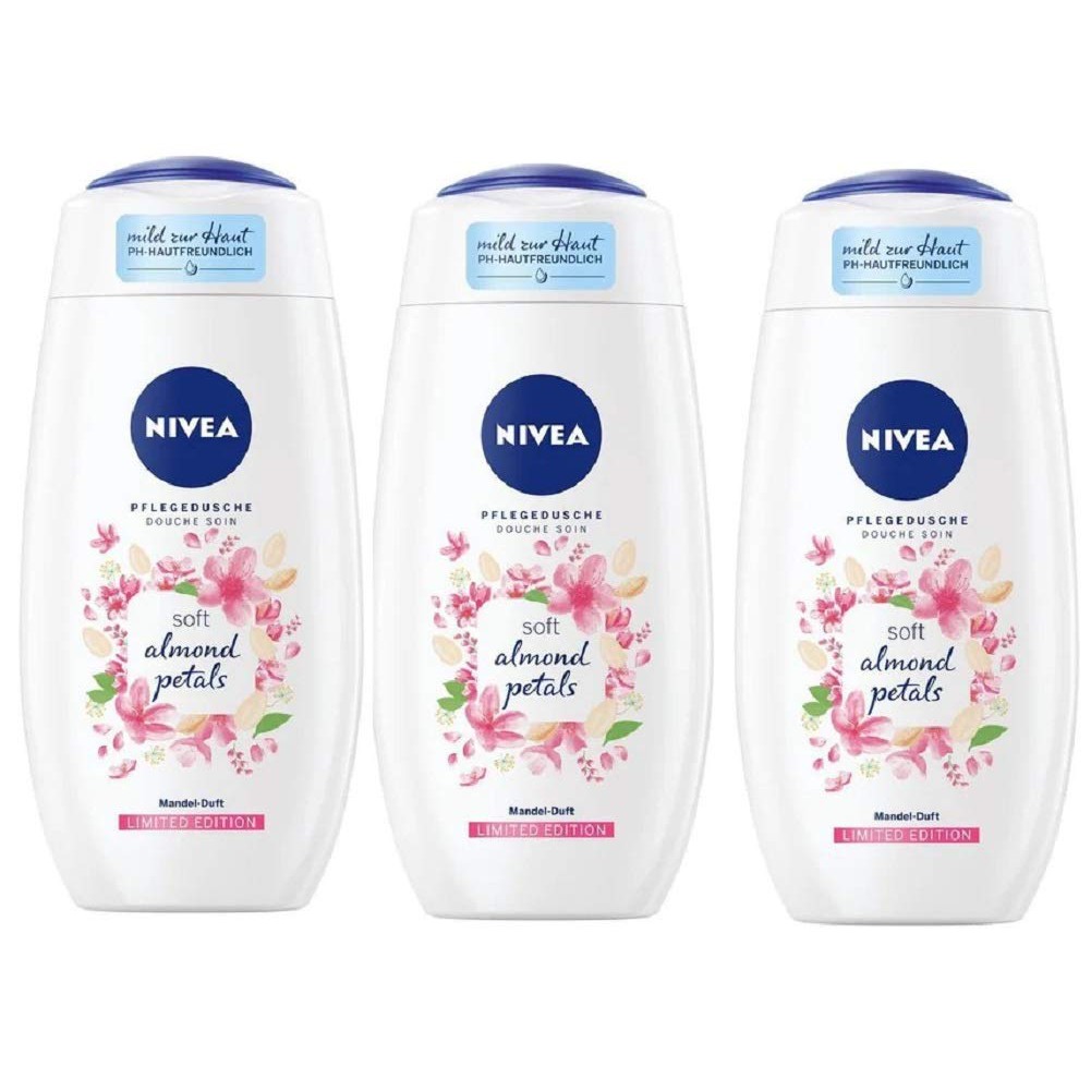 Sữa tắm Nivea cánh hoa Hạnh Nhân - NIVEA SOFT Almond Petals 250ml