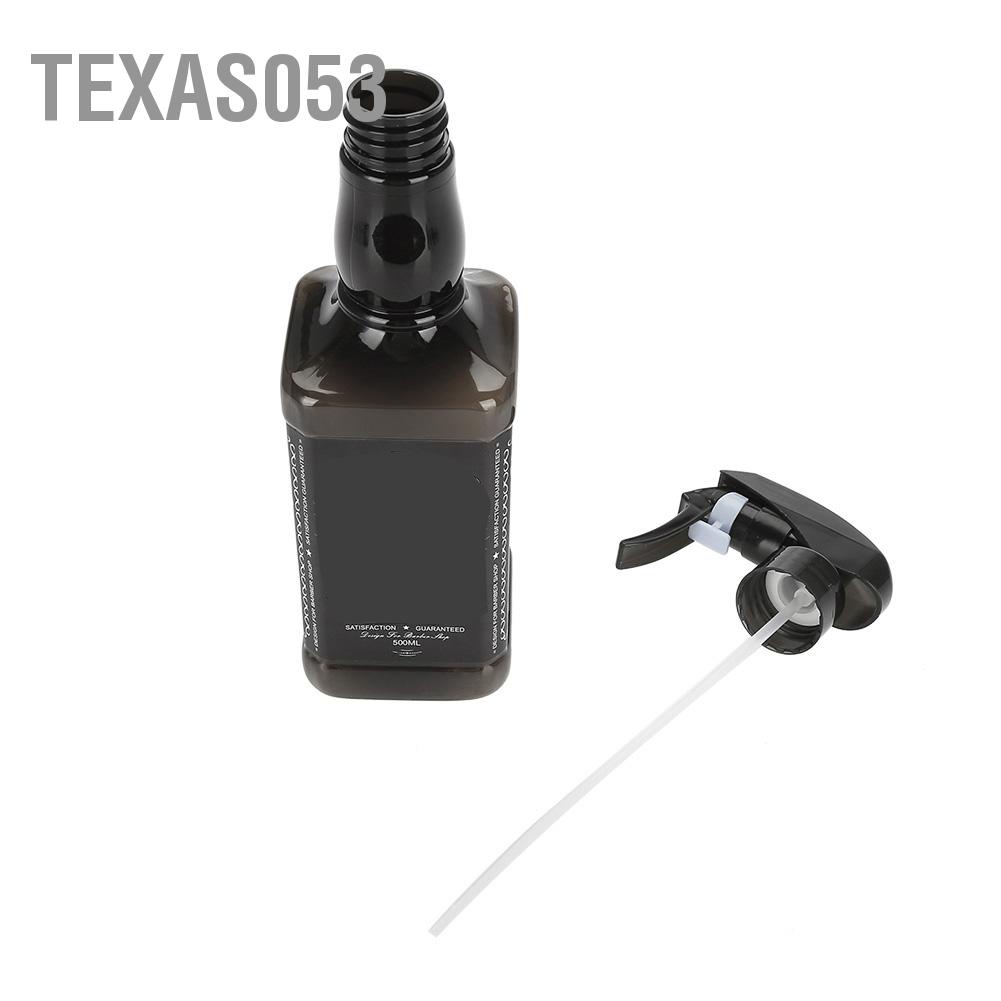 Texas053 Chai xịt làm tóc bằng nhựa 500ml Máy cắt Dụng cụ phun nước
