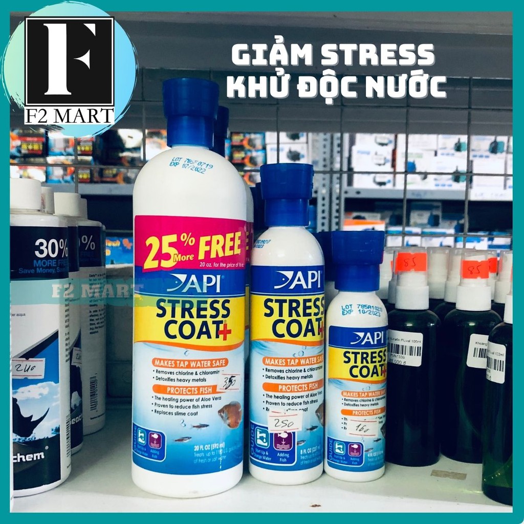  API STRESS COAT - THẦN DƯỢC DÀNH CHO CÁ CẢNH, CÁ RỒNG, KOI (Hàng Công Ty)