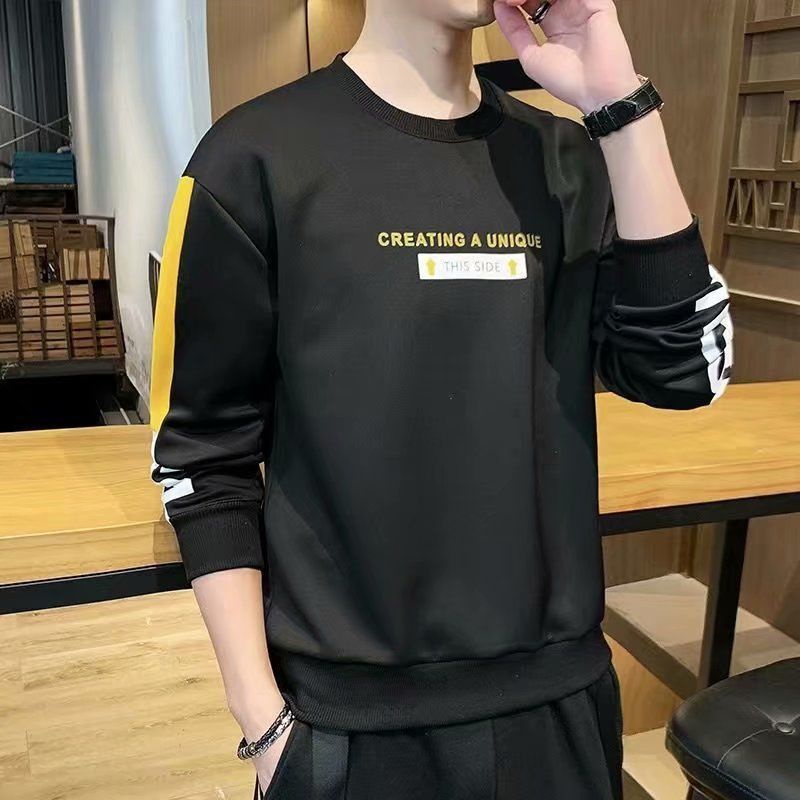 Áo Thun Tay Dài In Họa Tiết Thời Trang Xuân Thu 2021 Cho Nam