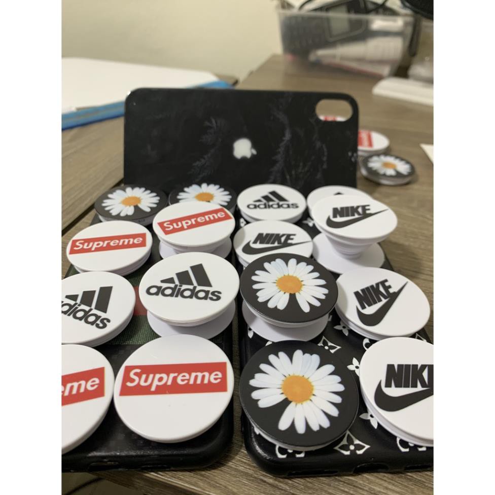 [RẺ VÔ ĐỊCH] IN GIÁ ĐỠ ĐIỆN THOẠI POPSOCKET SUPERMEN ADIDAS NIKE TICKTOK