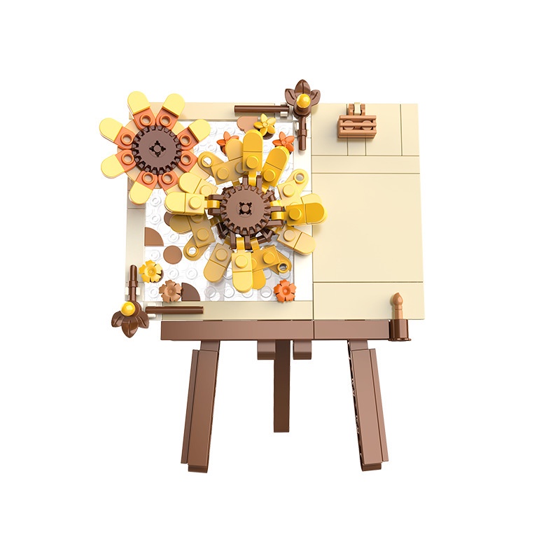 Bộ Đồ Chơi Khối Xếp Hình Có Giá Đỡ Cho Bé JK2801