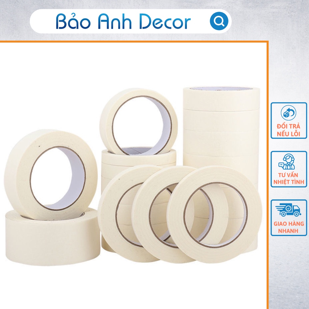 BĂNG DÍNH GIẤY KHỔ 1,5cm đến 4.5cm