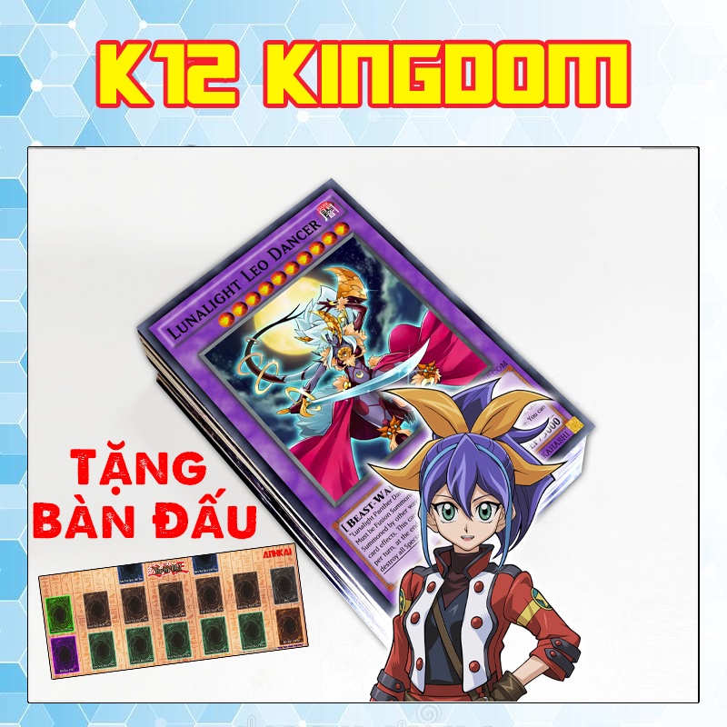 Bài Yugioh ❤️FREESHIP❤️ Thẻ bài Yugioh Lunalight Celina deck 54 lá