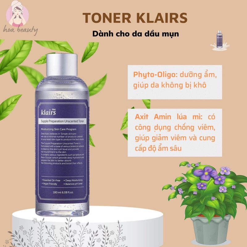 Toner Klair không mùi