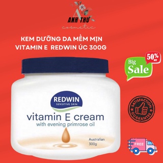 Kem dưỡng ẩm  Vitamin E Cream Redwin Úc/Kem trắng da chống nẻ vitamin E Úc 300g