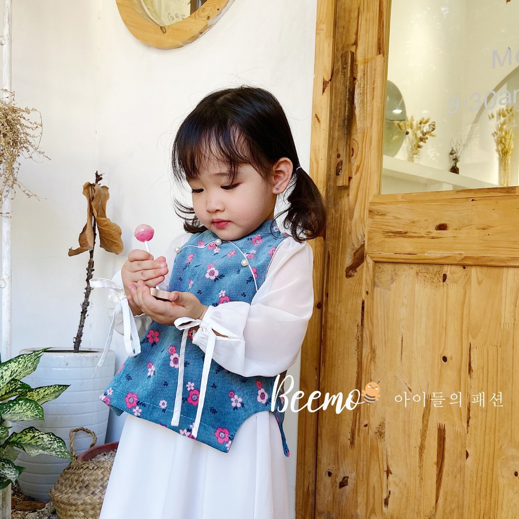 Set bộ hán phục 2 màu cực xinh siêu hot hit cho bé gái diện Tết - Sukids Store chuyên cung cấp quần áo cao cấp