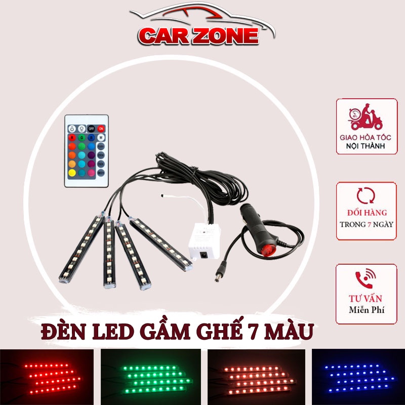Đèn Led Gầm Ô Tô – Có Kèm Remote Điều Khiển Chế Độ Nháy