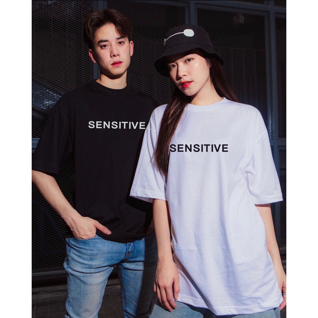 Áo Thun SENSITIVE 1SECOND Chất Liệu Cotton 100%. Kiểu Dáng Unisex Form Rộng