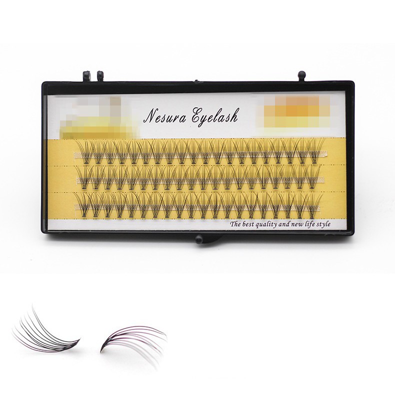 Mi chùm 5D sợi cong mềm,tạo mi nối đẹp tự nhiên LOẠI 1