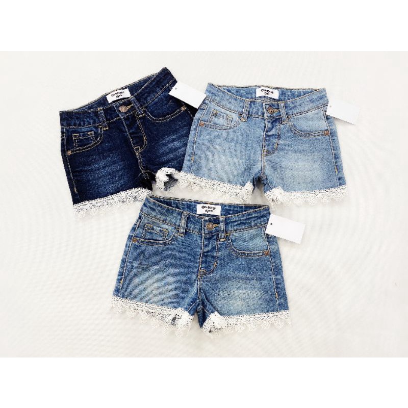 Quần  short Jean bé gái cực chất size 2-10 tuổi có tăng đơ bên trong