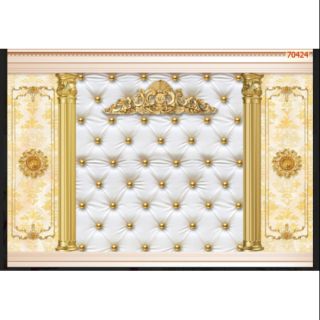 Tranh phào chỉ cổ điển dán tường 3D KT 120x80cm