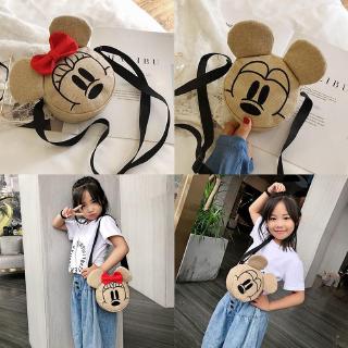 Túi đeo chéo vai tạo hình chuột Mickey dễ thương cho nữ