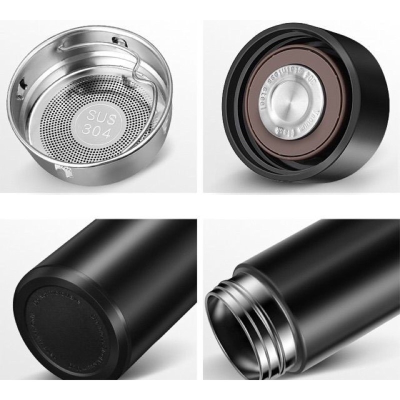 Bình Nước Giữ Nhiệt Hiển Thị Nhiệt Độ Cao Cấp