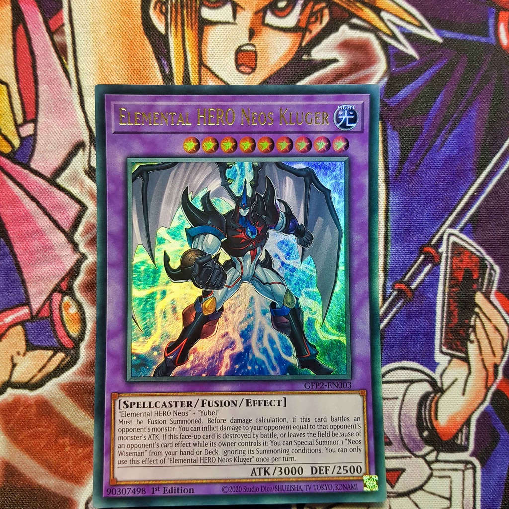 Thẻ bài Yugioh chính hãng | Elemental HERO Neos Kluger | GFP2 Ultra Rare.