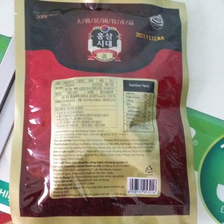 Kẹo hồng sâm 200g