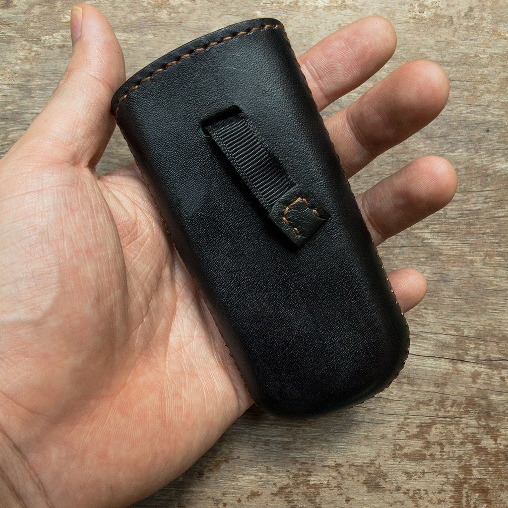 Bao điện thoại Nokia 6700 8800 màu Đen handmade thủ công - Chất liệu da thật nhập khẩu