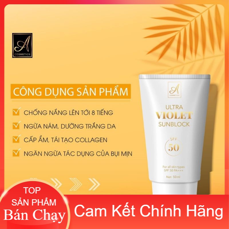 Kem chống nắng Ultra Violet Sunblock  Chính Hãng  Kem Chống Nắng Phương Anh Acosmetics, Siêu chống nắng