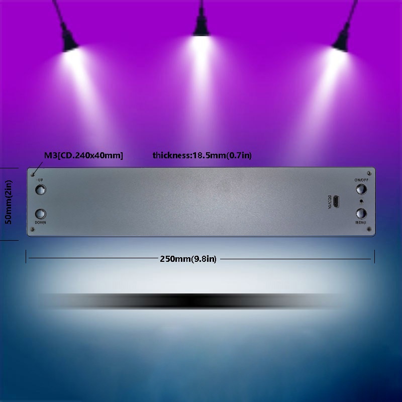 Đèn LED Nháy Theo Nhạc Ngang - Đèn LED TikTok LED RGB trang trí, Decor 16 triệu màu cảm ứng âm thanh siêu chất