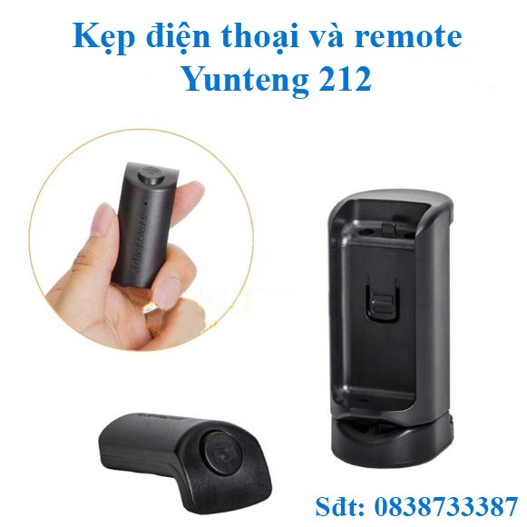 Remote Yunteng kèm Kẹp điện thoại YT212 - Chính hãng