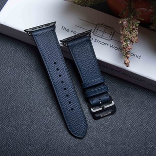 Dây Da Apple Watch - Da Epsom Xanh Coban