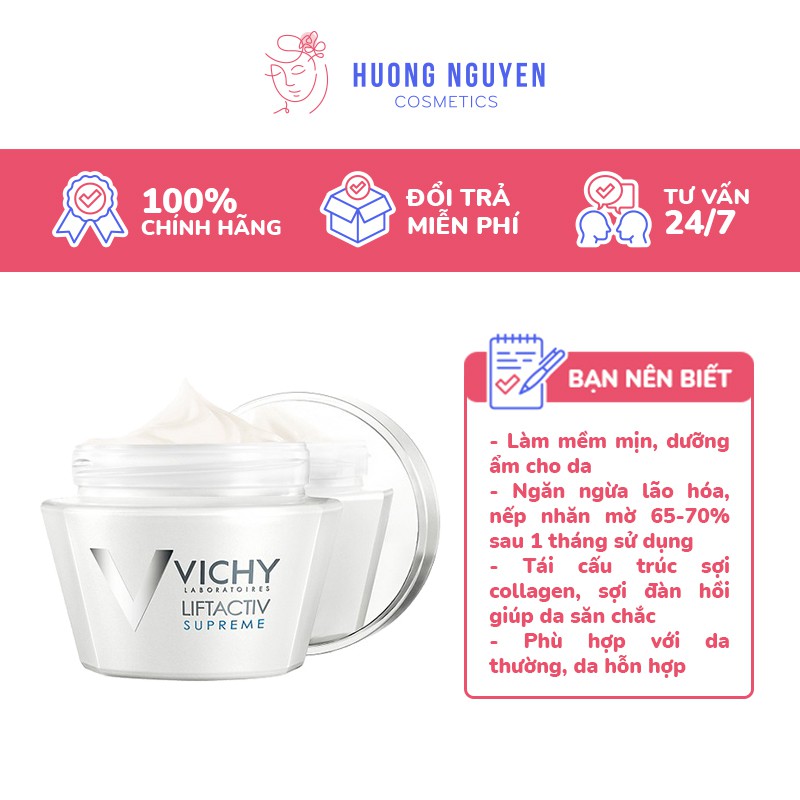 Kem Dưỡng Chống Lão Hóa Vichy Liftactiv Supreme 15ml