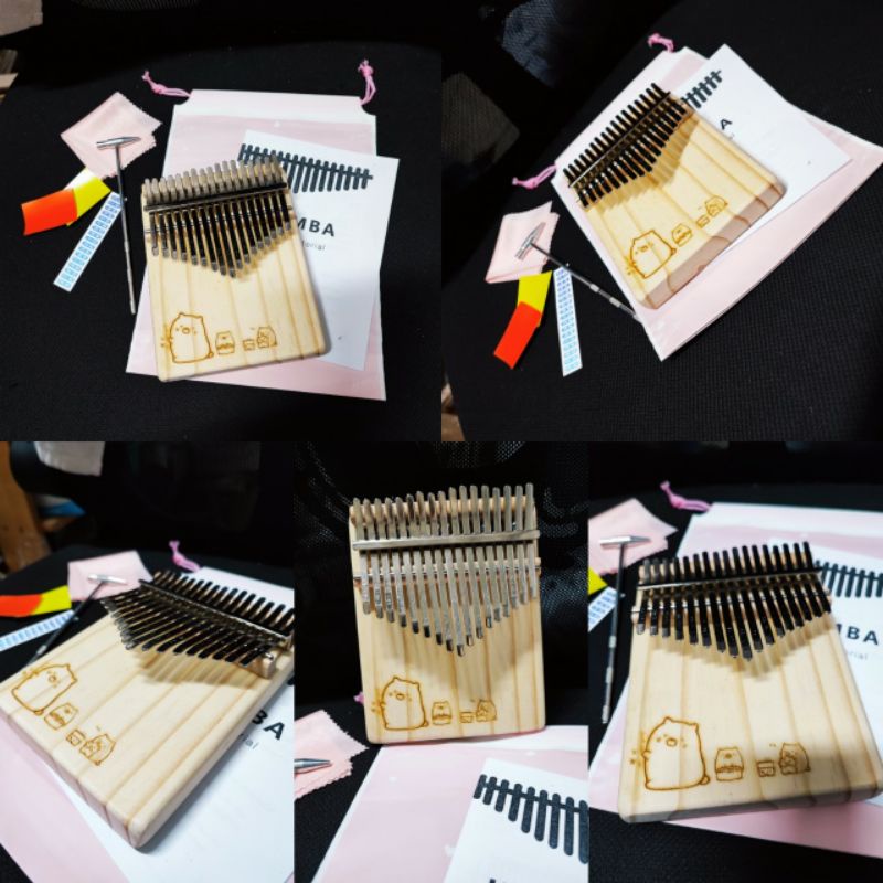 Đàn Kalimba Giá Rẻ PEPPARITA Gỗ Mahogany Nguyên Khối loại đàn kalimba 17 phím đàn kalimba quà tặng