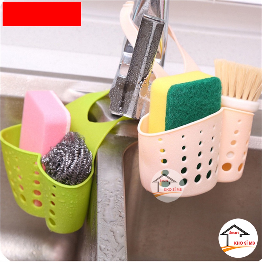 Giỏ treo bồn rửa bát tiện dụng - Giỏ đựng đồ đa năng treo bồn rửa bát - giao mầu ngẫu nhiên