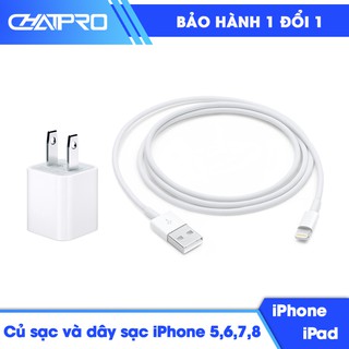 Bộ củ sạc và dây sạc IP5,6,7,8