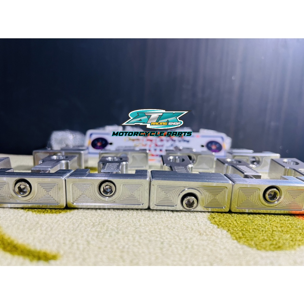 Bát tăng sên âm dành cho xe Exciter 2010 nhôm cnc nguyên khối gia công sáng bóng giá 1cặp