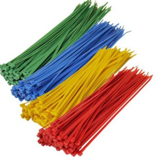 Dài 20cm - Bịch 100 cái dây thít nhựa, dây rút chọn màu