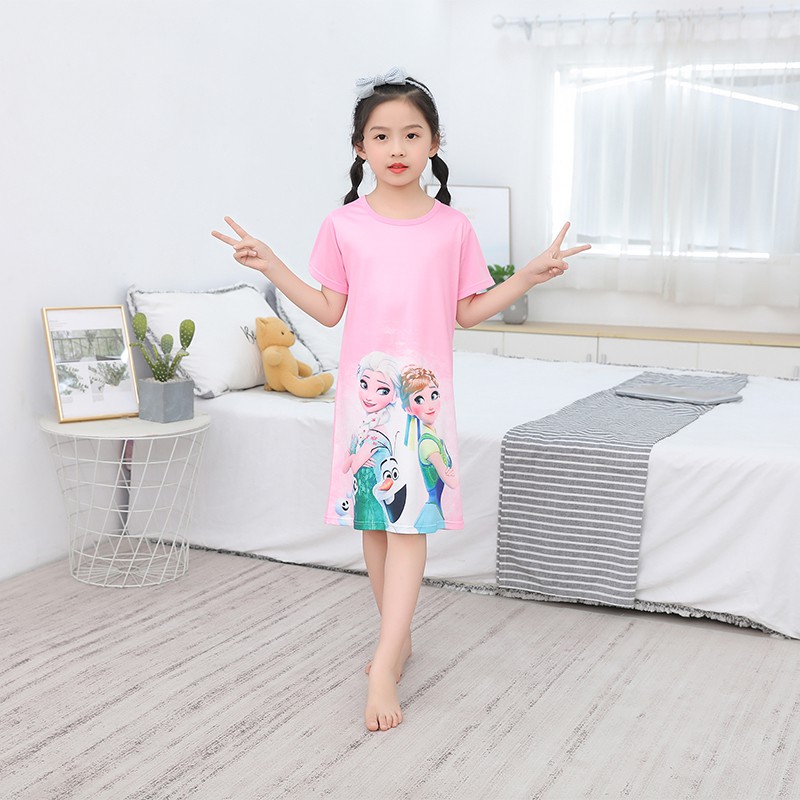 Váy elsa cotton cho bé ( hàng sale giá rẻ sẵn)