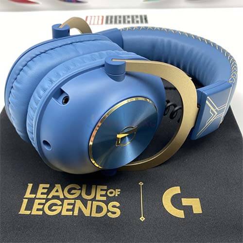 Tai nghe chụp tai có dây Logitech G Pro X - Hàng chính hãng - Chất liệu hợp kim bền bỉ, âm thanh vòm 7.1