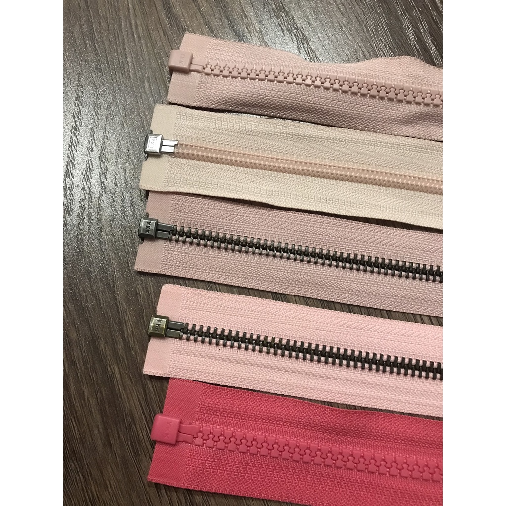 20~39cm -Dây kéo YKK,OBO, IDEAL,XBL cho áo khoác, dây kéo túi xách, thủ công loại tốt hàng vnxk