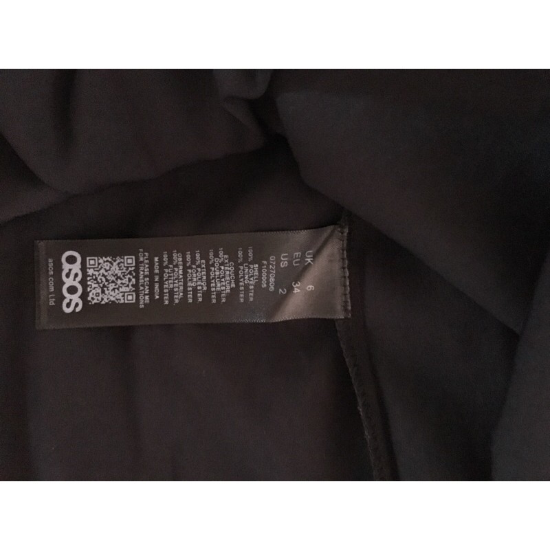 Chân váy xếp ly Asos size 34