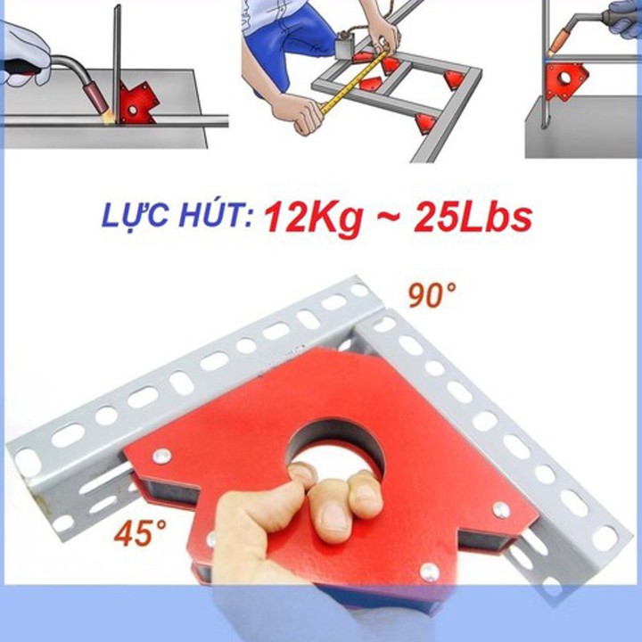 Nam châm ke góc vuông - Ke nam châm vuông góc hàn 12kg