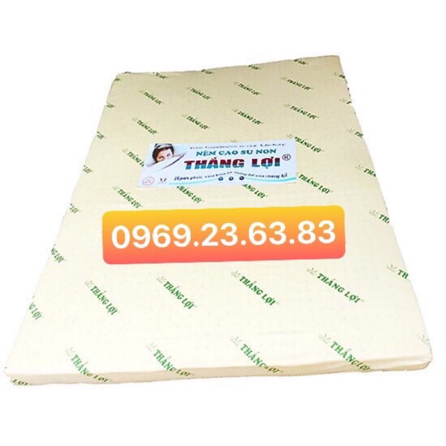 Nệm 1m2x2m caosu non Thắng Lợi