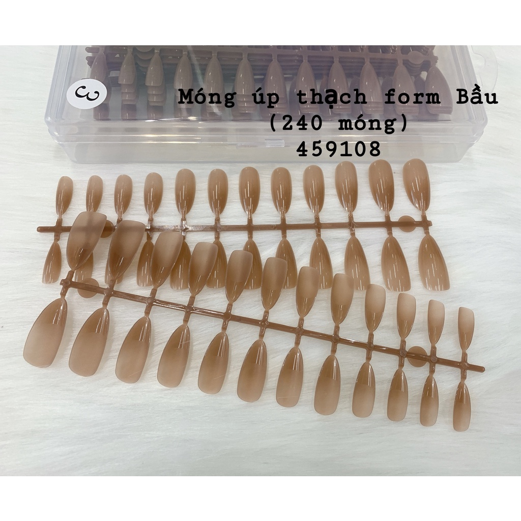 Móng Úp Thạch BẦU Nhiều Màu 240 MÓNG