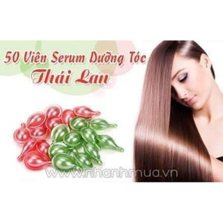 Combo 10 vien SERUM dưỡng tóc menas thái lan