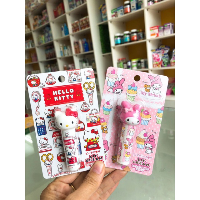 Son Dưỡng Môi Hello Kitty Nhật Bản Cho Bé