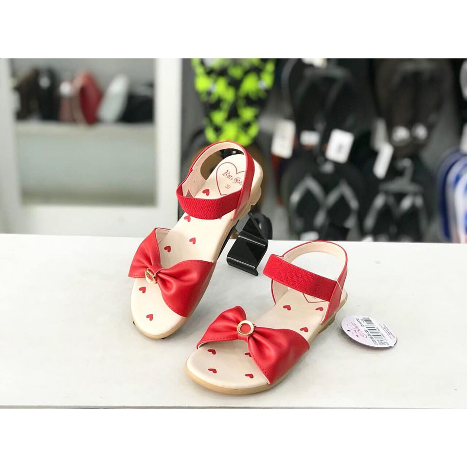 Sandal bé gái BlTIS 28-37 ❤️FREESHIP❤️ Giày quai hậu học sinh nhún nơ điệu đà DTG001388