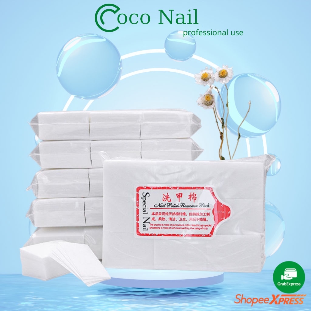 Giấy lau, chùi gel nail cứng không rụng lông