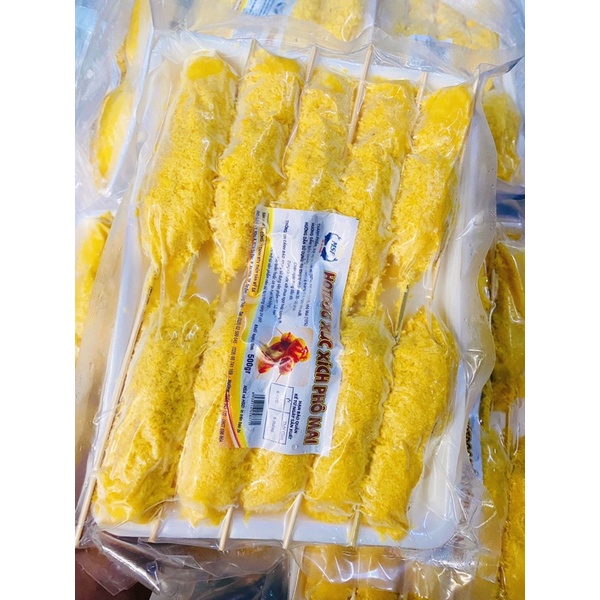 HotDog Xúc Xích Phô Mai Que  Vỉ 500gr/10 Cây