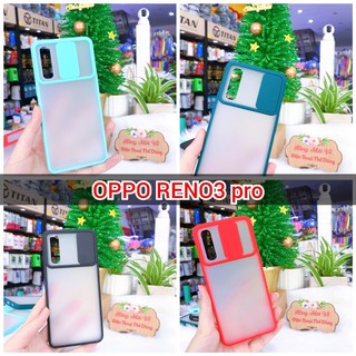 Ốp lưng OPPO Reno3 pro bảo vệ che camera viền màu