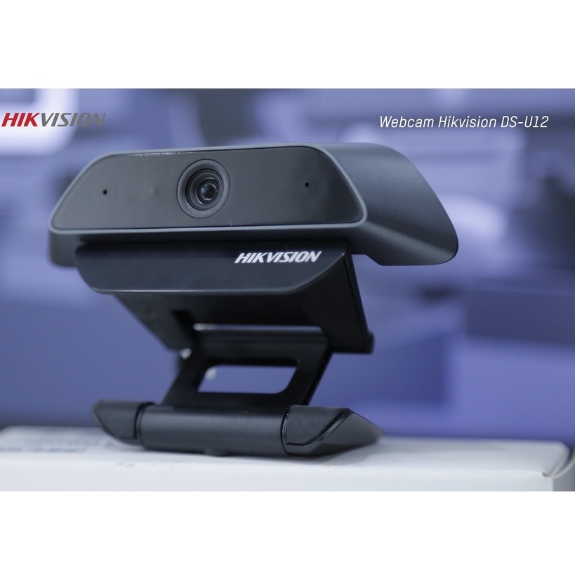 Webcam Hikvision DS U12 1080P cắm cổng usb hỗ trợ mic cho hình ảnh cực nét - Bảo hành 12 tháng chính hãng